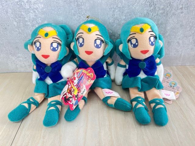 美少女戦士 セーラームーン ぬいぐるみ 17点セット 【中古】タグ