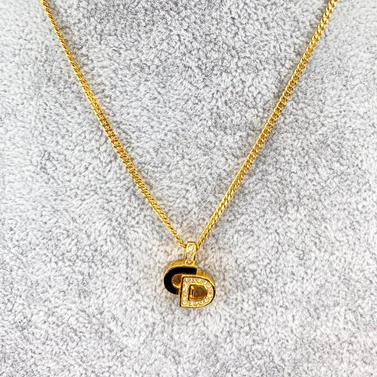 Christian Dior ディオール CDロゴ ネックレス ゴールド 管理番号