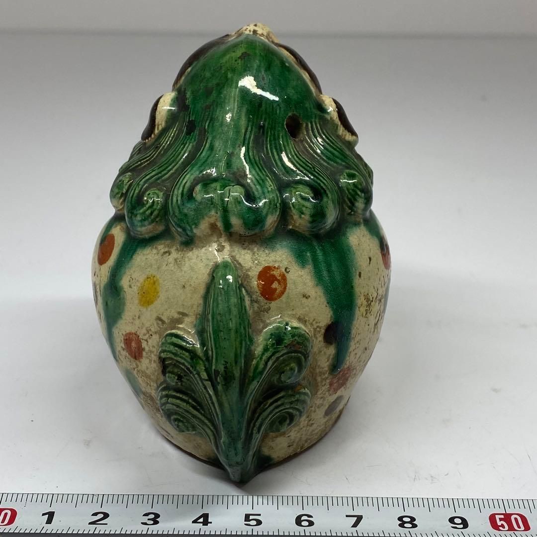 江戸中期　源内焼　獅子置物　香炉　タルサ　東金6-0311☆2F 江戸中期 源内焼 獅子置物 香炉 タルサ 東金6-0311☆2F - メルカリ