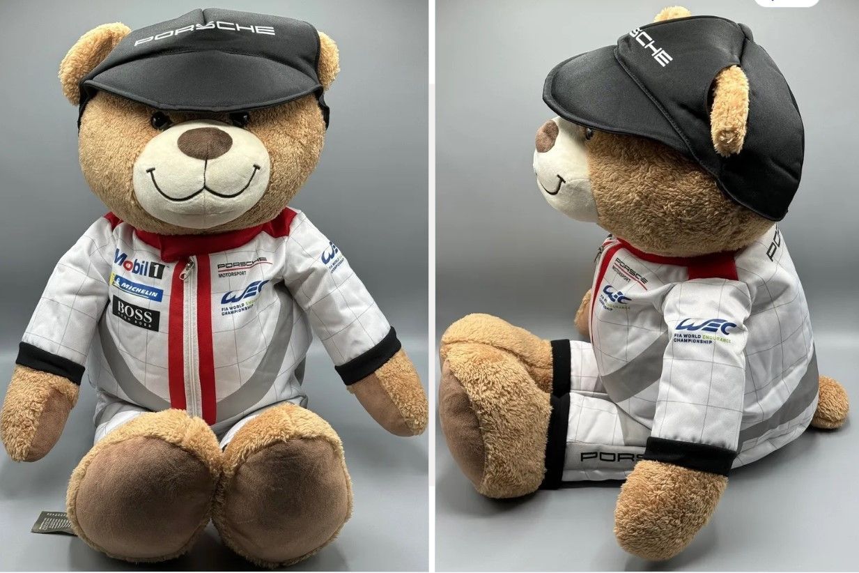 ポルシェ テディベア ぬいぐるみ WEC ルマン プレゼント 納車祝い 箱