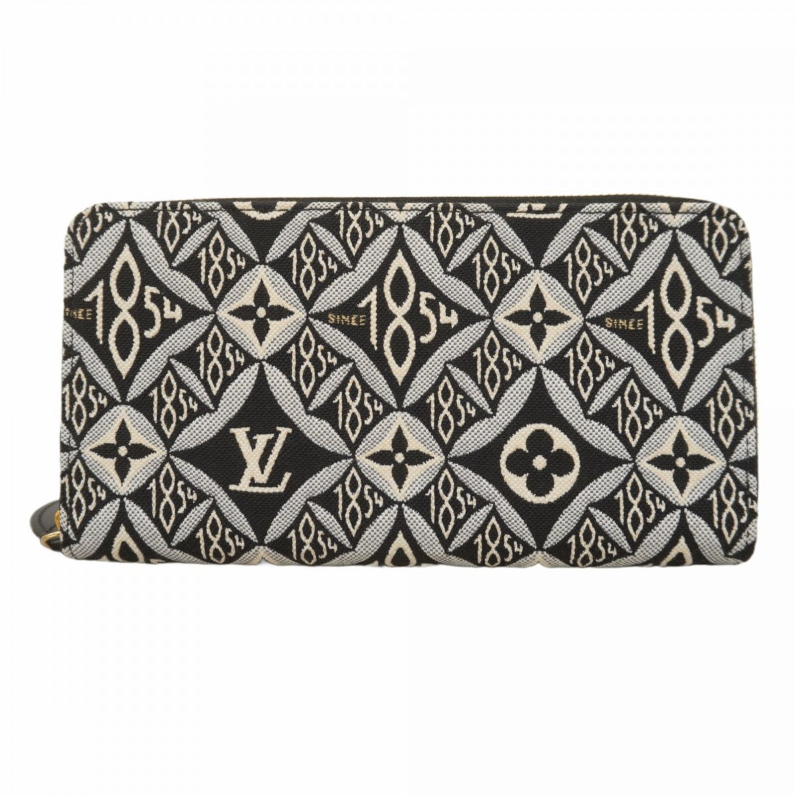 ルイ ヴィトン Louis Vuitton ルイ ヴィトン 長財布 モノグラム ジャガード ジッピーウォレット M80324 グレーレディース