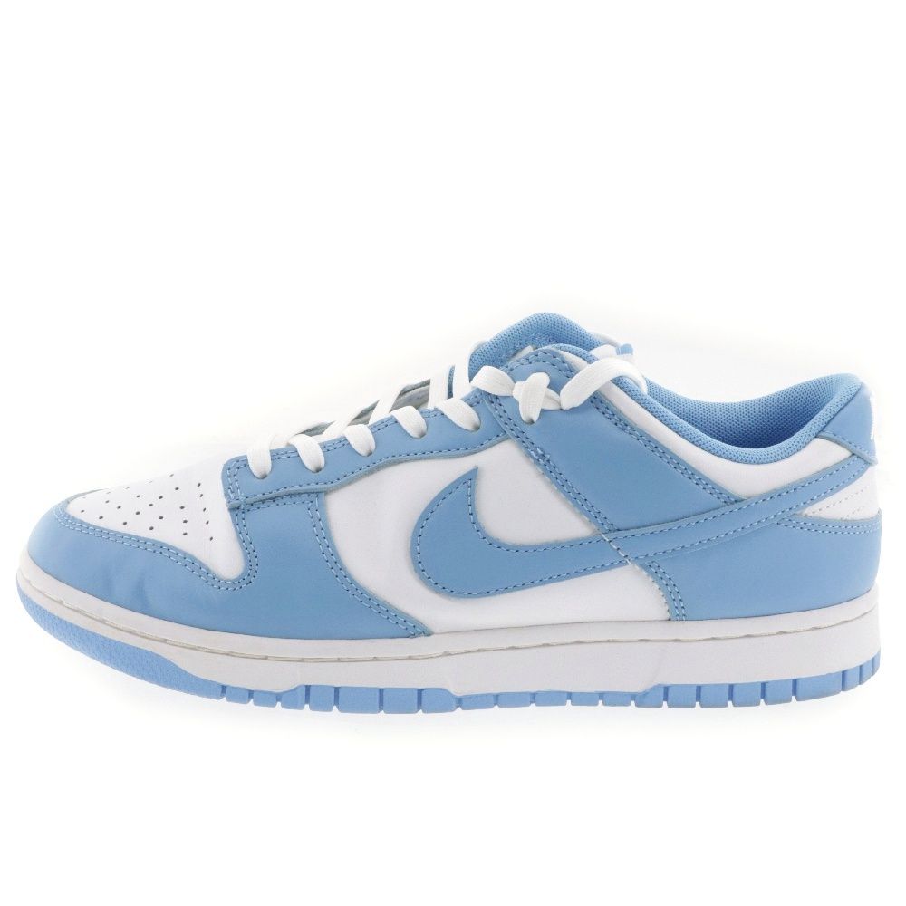 NIKE (ナイキ) DUNK LOW RETRO UNC UNIVERSITY BLUE ダンク ロー レトロ ノースカロライナ ローカットスニーカー ホワイト/ブルー DD1391-102 US10/28cm