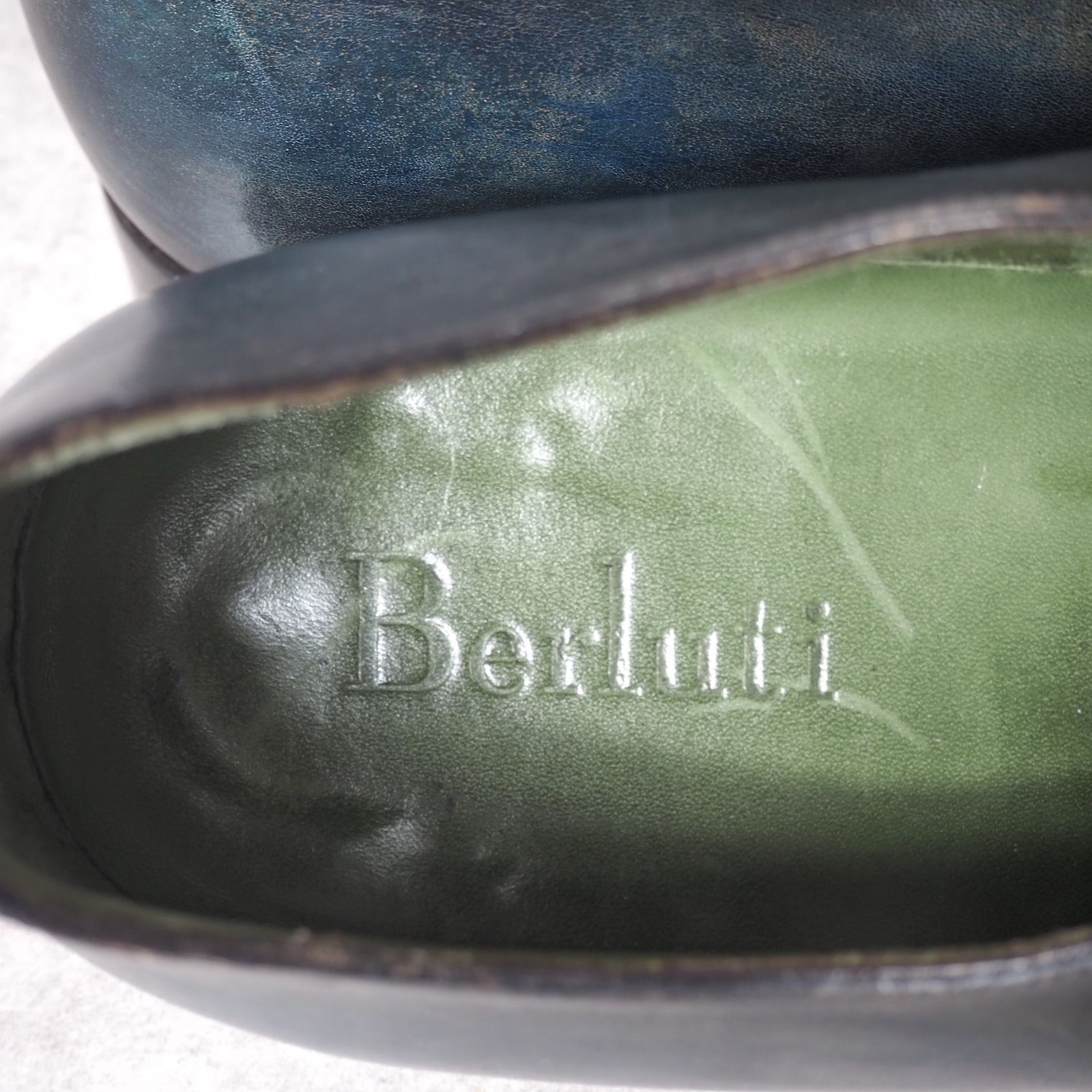 ベルルッティ Berluti アレッサンドロ ダークグリーン グラデーション 