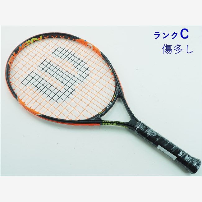硬式テニスラケットウィルソンBＵRN95美品を格安にて Wilson burn95 G1 ウィルソン バーン95 錦織 圭 中古美品 ②