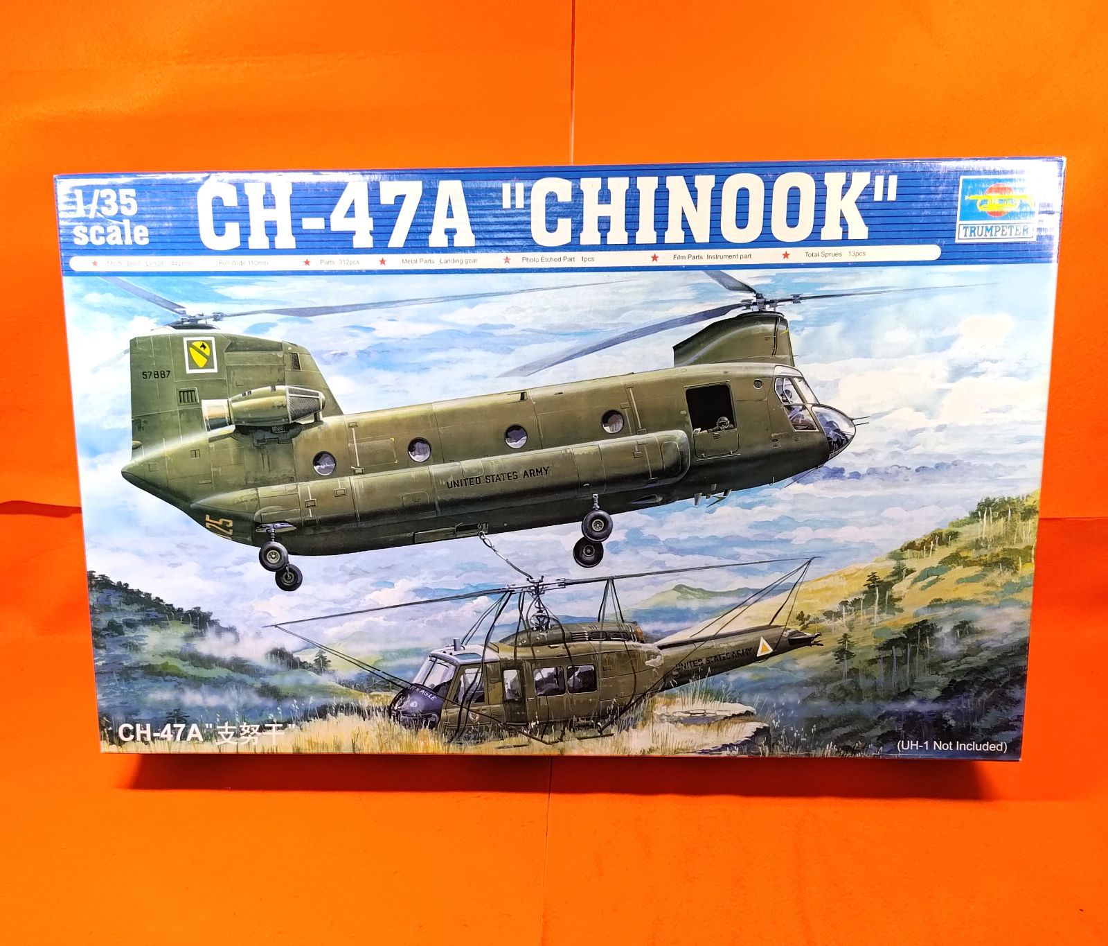当選品 TRUMPETER トランペッター 1|35 CH-47A CHINOOK 支努千 チヌーク 大型輸送 ヘリコプター プラモデル 廃盤 ホビー おもちゃ 玩具 メンズ レディース キッズ 笑声 商品