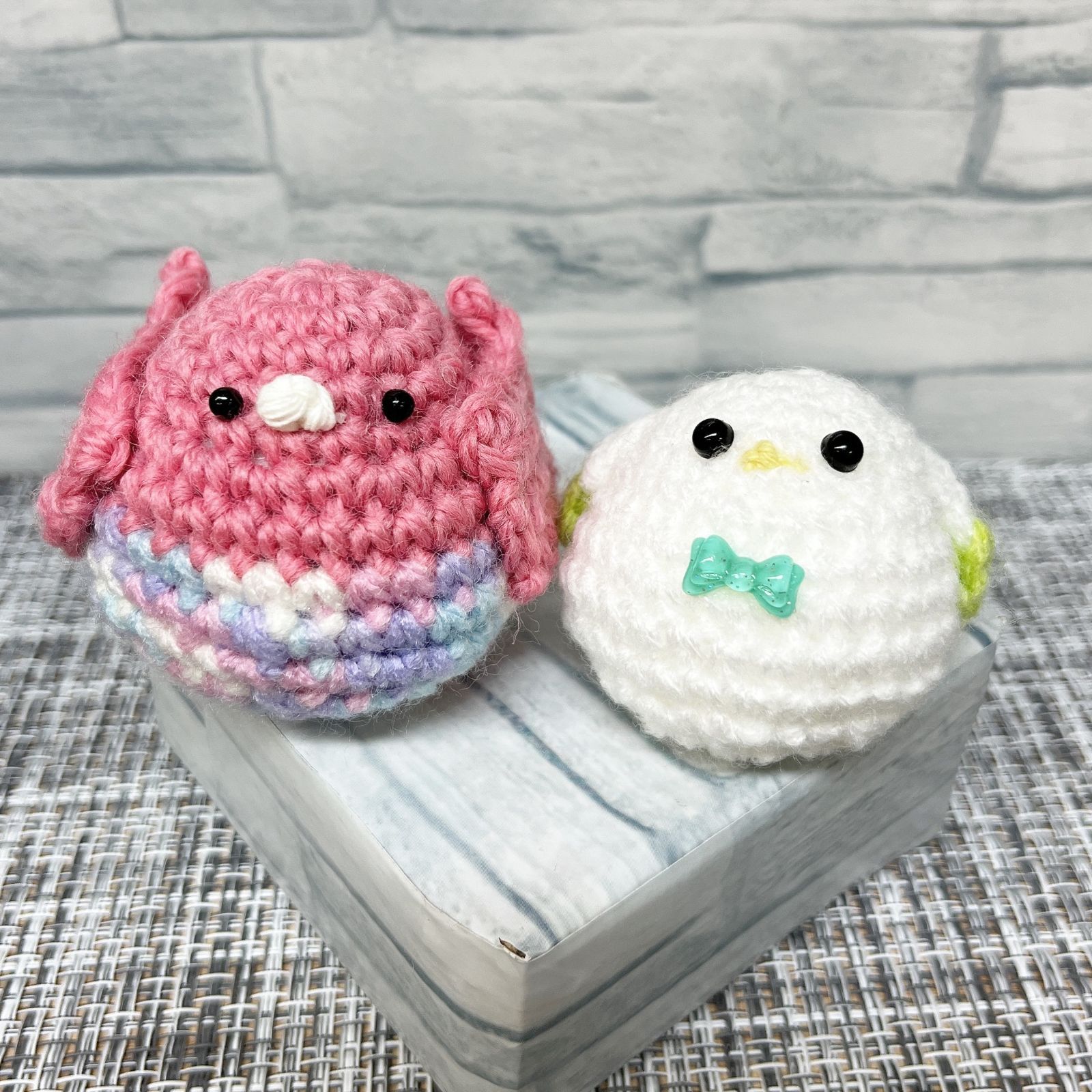 yofugetu ハンドメイド　鳥　2体セット yofugetu ハンドメイド 鳥 2体セット yofugetuの販売中作品一覧