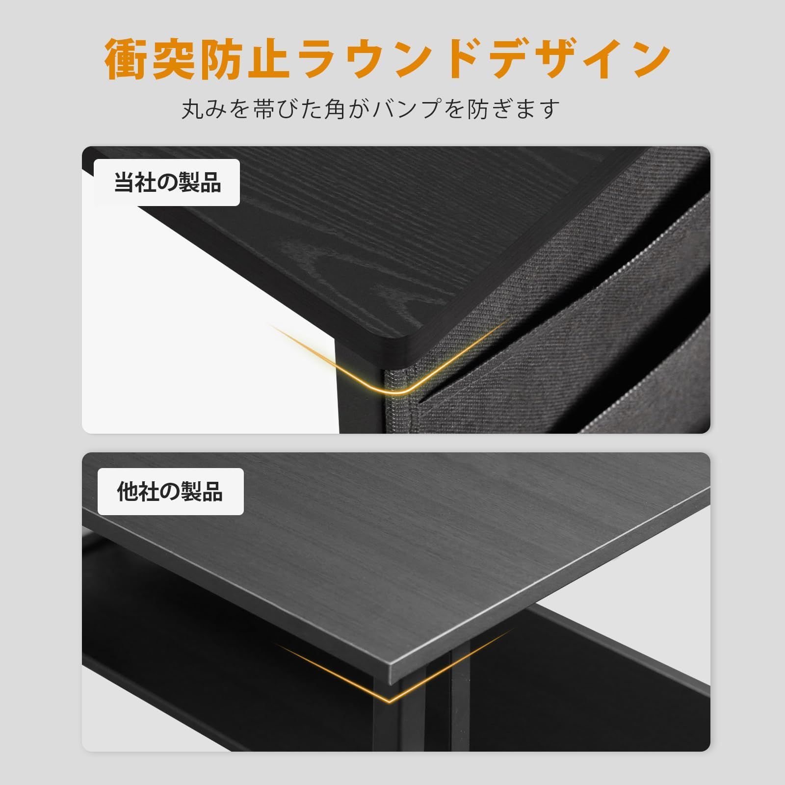 在庫 パソコンデスク pcデスク デスク 幅120 奥行55cm つくえ 収納袋付き勉強机 フック付き学習机 机 在宅ワークデスク オフィスデスク モニターアーム取付対応 YeTom 組立簡単 テレワーク 黒い