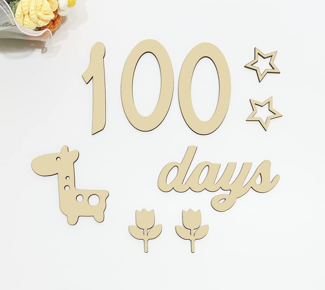 月齢フォト レターバナー 木製 ニューボーンフォト ウッドレター 月齢フォトグッズ 月齢カード マンスリーカード 記念日フォト セット 撮影道具 記念写真 出産祝い 成長記録 プレゼント