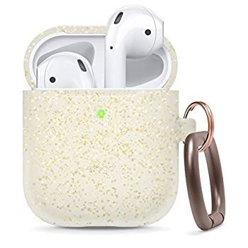 elago AirPods 対応 ケース カラビナ 付 シリコン 製 カバー 耐衝撃 傷防止 落下防止 保護 アクセサリー