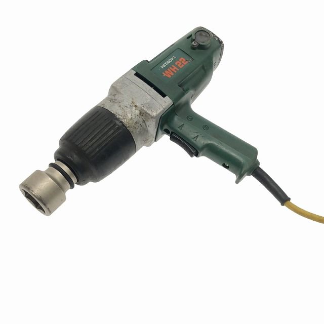 ☆中古品☆HITACHI 日立工機 100V 22mm インパクトレンチ WH22 ケース付 ソケットおまけ コード式 91234