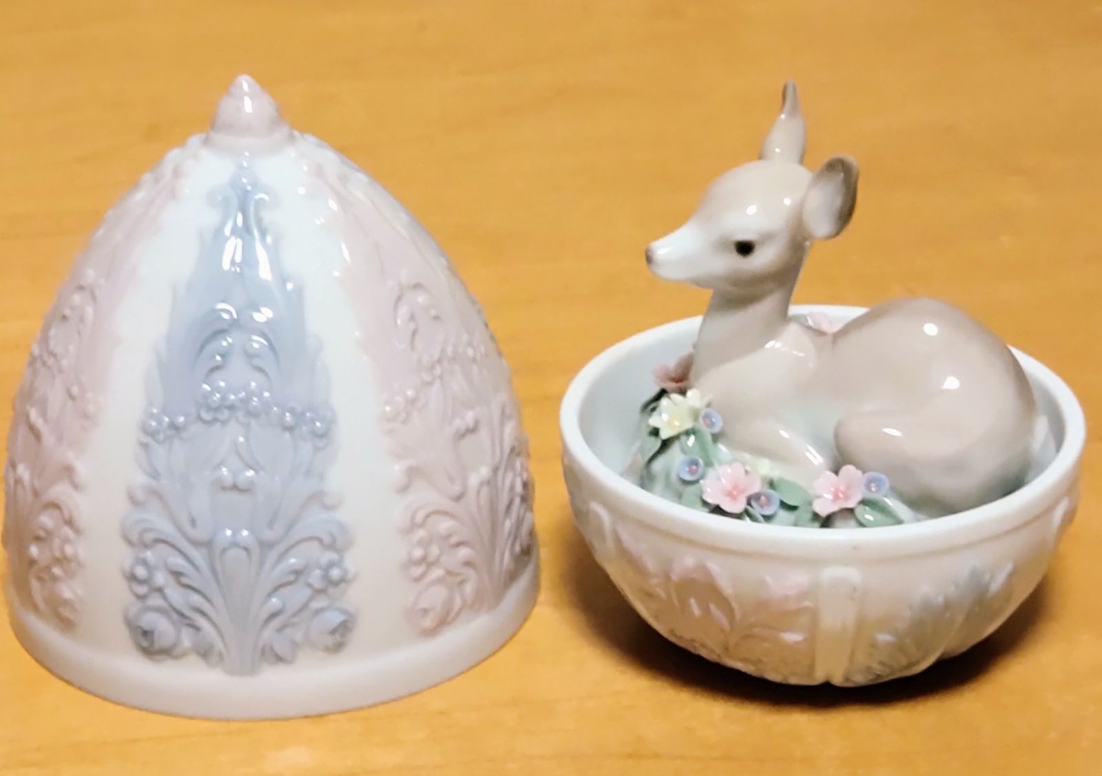 LLADRO リヤドロ 6618 子鹿とのエッグサプライズ 箱付 - Sonriendo