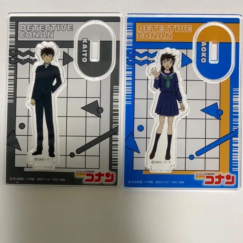 名探偵コナン ミニアクリルスタンド 中森青子 黒羽快斗 - メルカリ