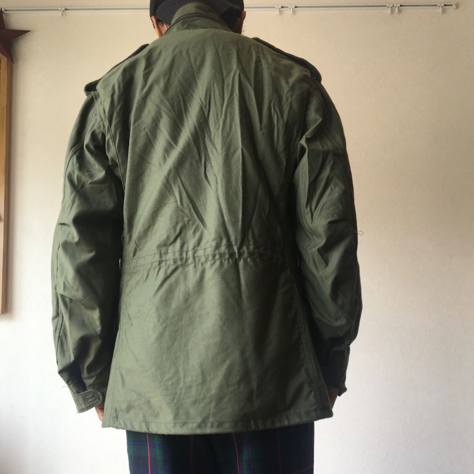 80’s デッドストック【US ARMY】米軍実物 87年製 M-65 4th プラスチックジッパー ミリタリー ジャケット◆Size:US-S-R(1801-30)