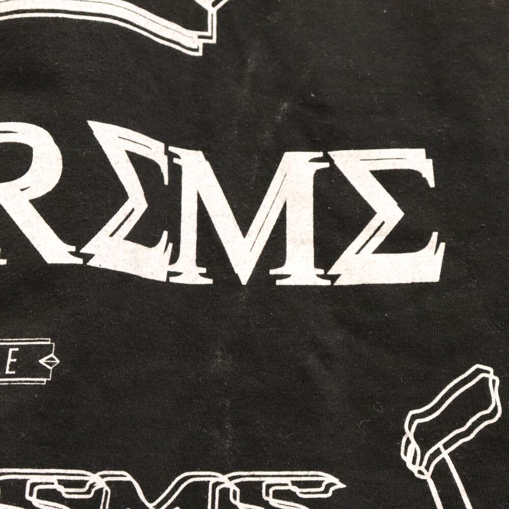 Supreme マルチロゴ ロンT L ブラック 20AW SUPREME (シュプリーム