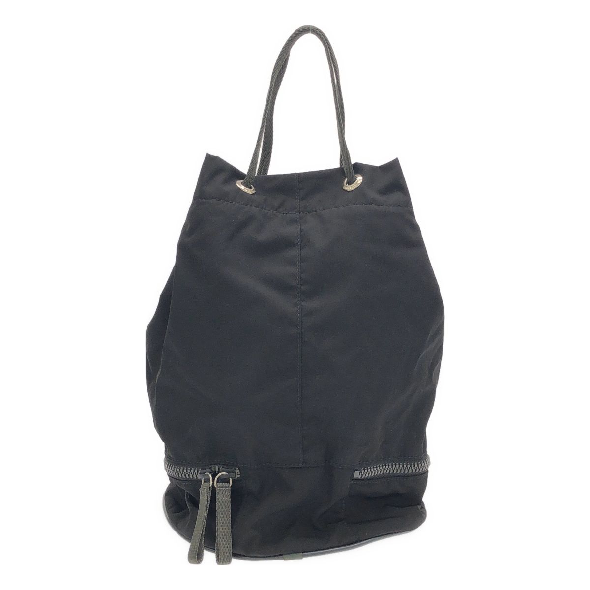 PRADA SPORT プラダスポーツ ナイロン巾着バッグ 4VS053 ブラック