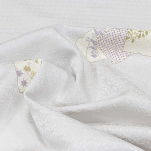 古里 こざと鳥模様 着物反物正絹 反物 紬小紋 こざと Prices down2】正絹