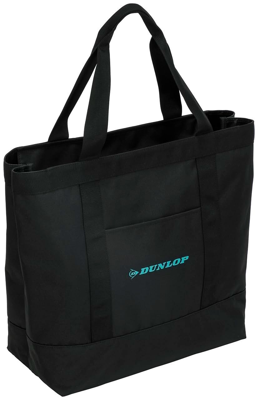 DUNLOP(ダンロップ）テニス トートバッグ CLUB LINE（テニスラケット1本収納可）ブラック DTC2434