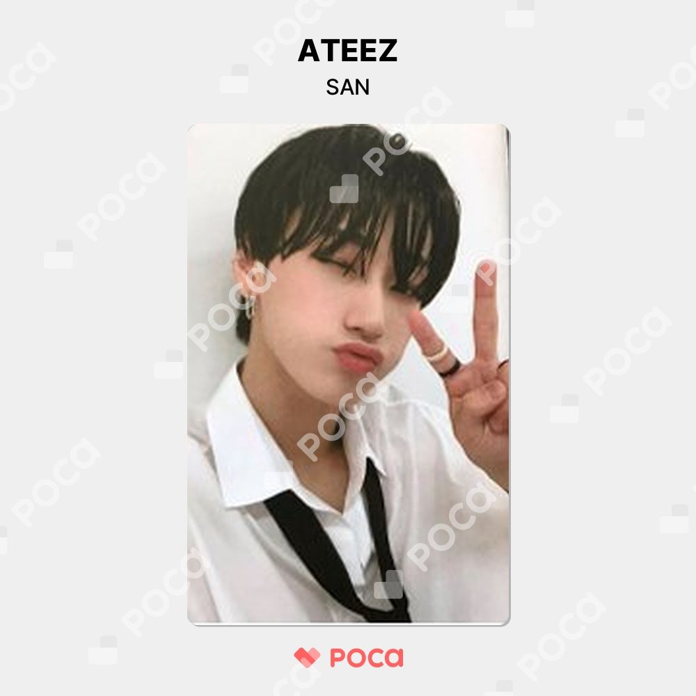 ATEEZ kqshop サン トレカ K-POP グッズ ateez エイティーズ SAN サントレカ 風 フォト