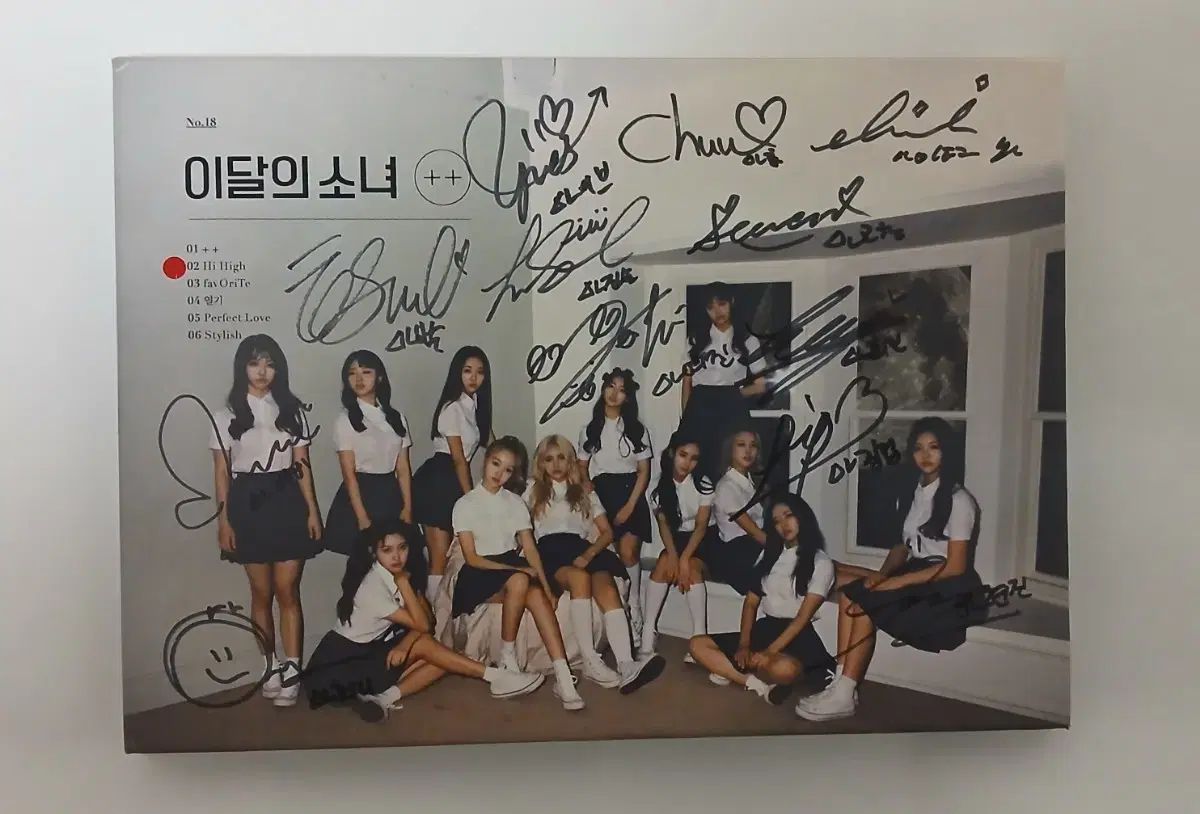 今月の少女 LOONA サイン アルバム 非売品 Hi high