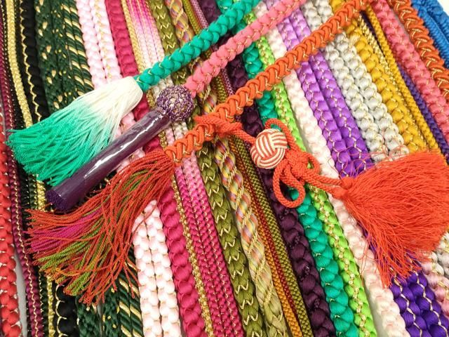 平和屋着物○和装小物 帯締め20本 振袖用 丸組 金糸 逸品 DAAO8588zzz