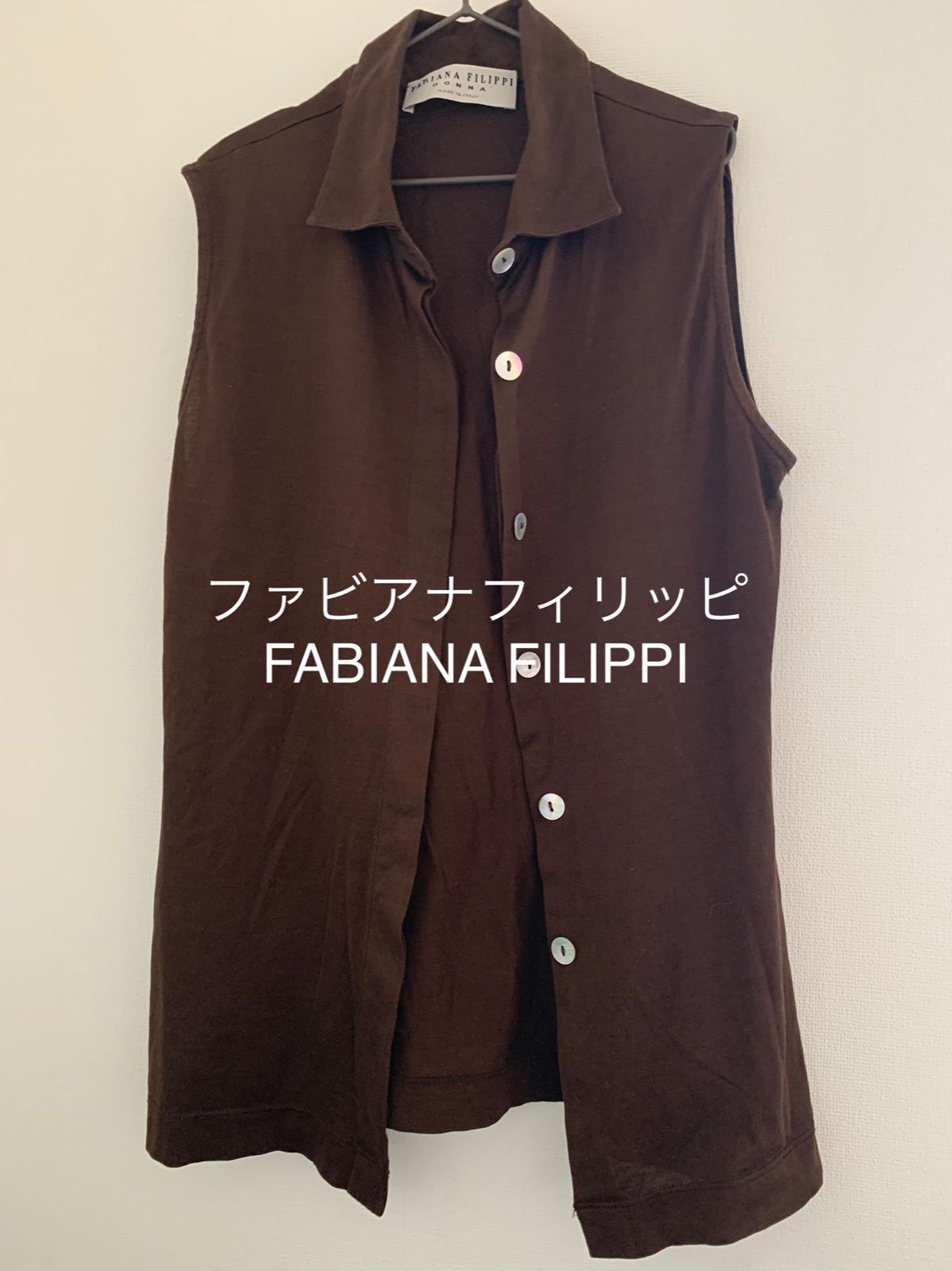 ファビアナフィリッピ　FABIANA FILIPPI ノースリーブ　トップス