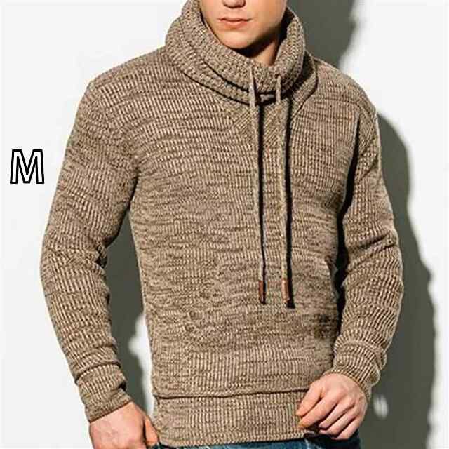 【格安，人気】 [M]秋冬 コーデ メンズ  服 シンプル ファッション オシャレ 大人 かっこいい 大きいサイズ ストリート 紳士服  パイル カラー セーター カジュアル プルオーバー ジャケット ニット ウェア その他