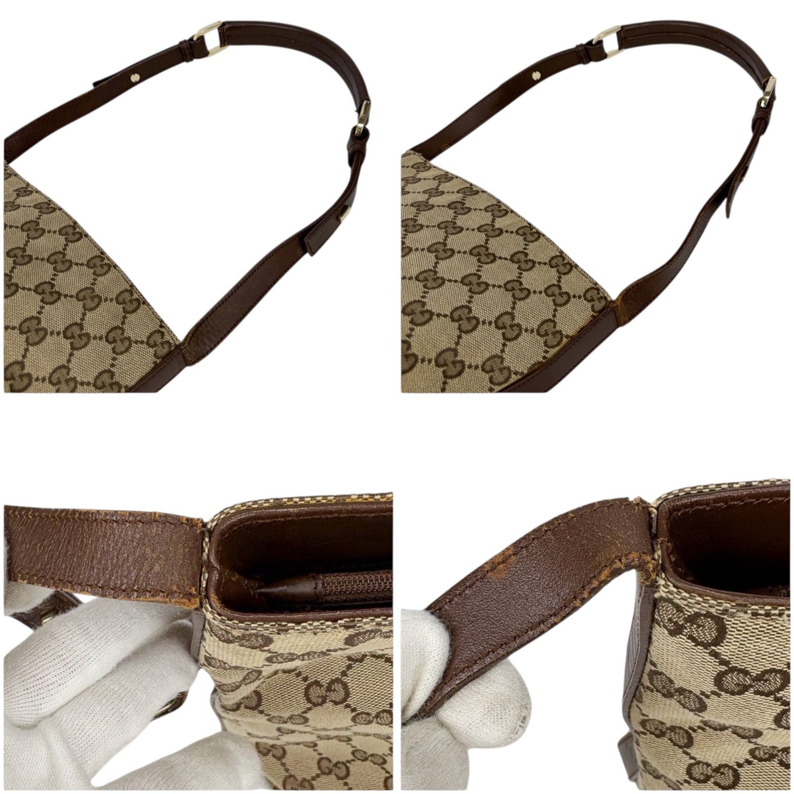 グッチ GUCCI バケツ型 ワンショルダーバッグ ハンドバッグ 肩掛け GG