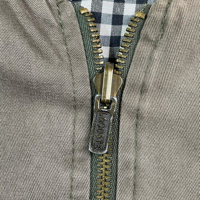 見応えのある 80年代 LACOSTE ラコステ チェック柄 リバーシブルジャケット メンズXL相当