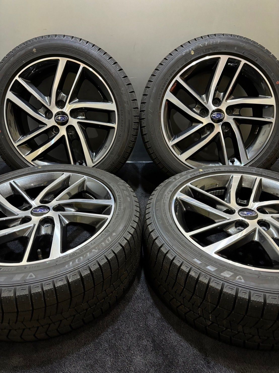 ☆215/50R17 DUNLOP/WINTER MAXX 03 23年製 スバル レヴォーグ 純正 OP SAA 17インチ 7J +55  114.3 5H スタッドレス 4本 (1-H377) - メルカリ