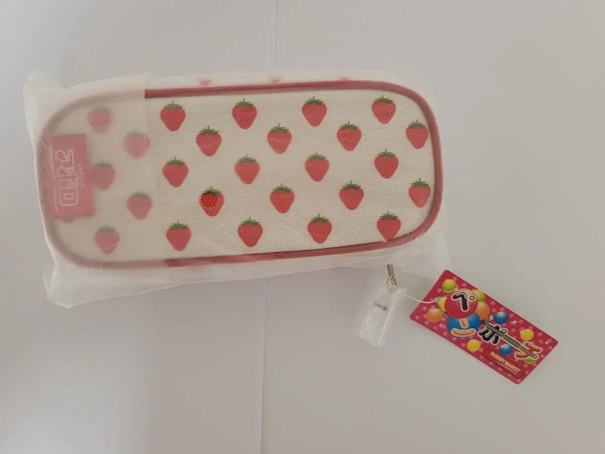 日本 古典 Meiji アポロ ポーチ キーリング イチゴ 筆箱