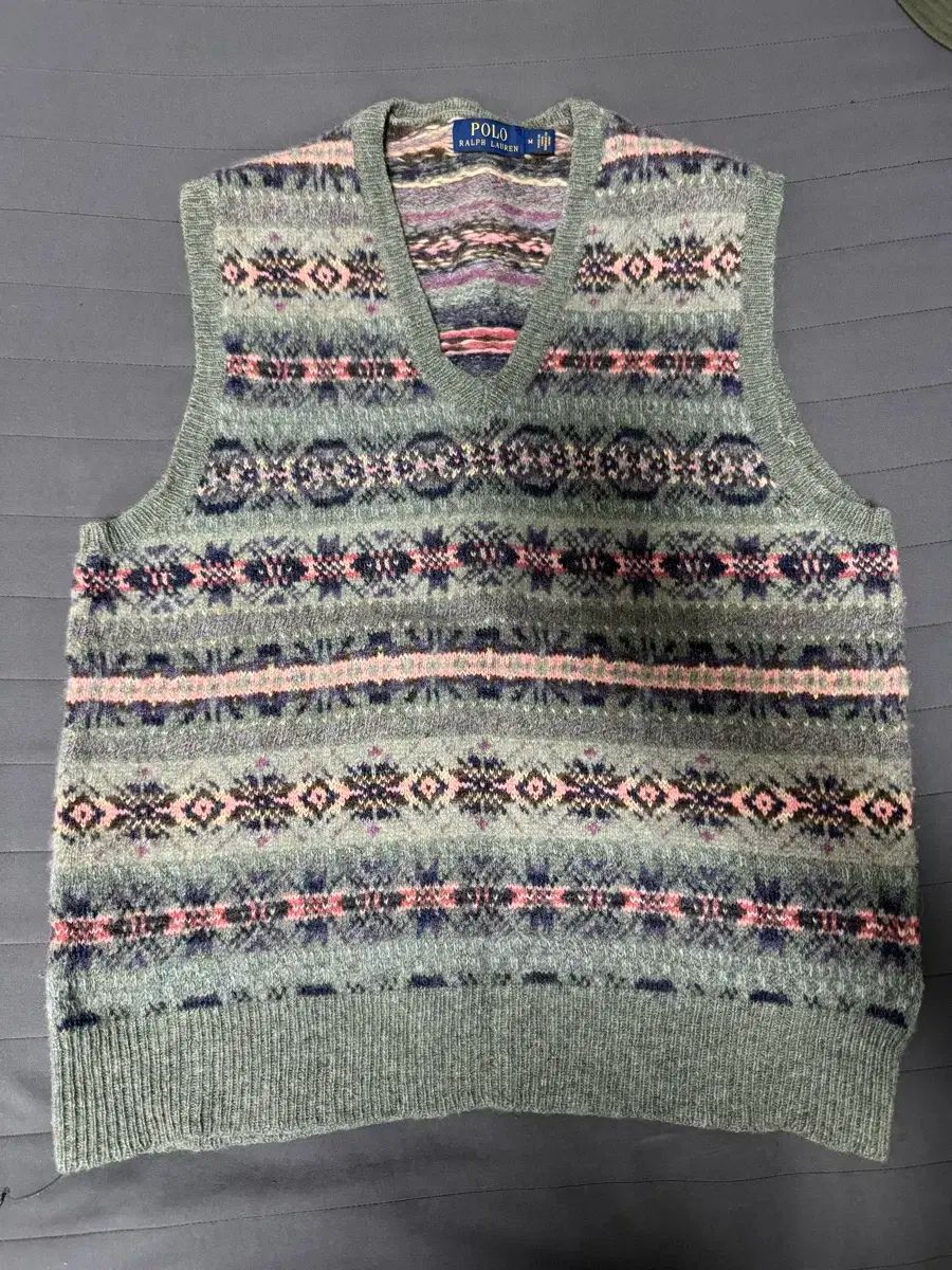 古着 ラルフローレン Ralph Lauren POLO by 総柄 フェアアイル柄