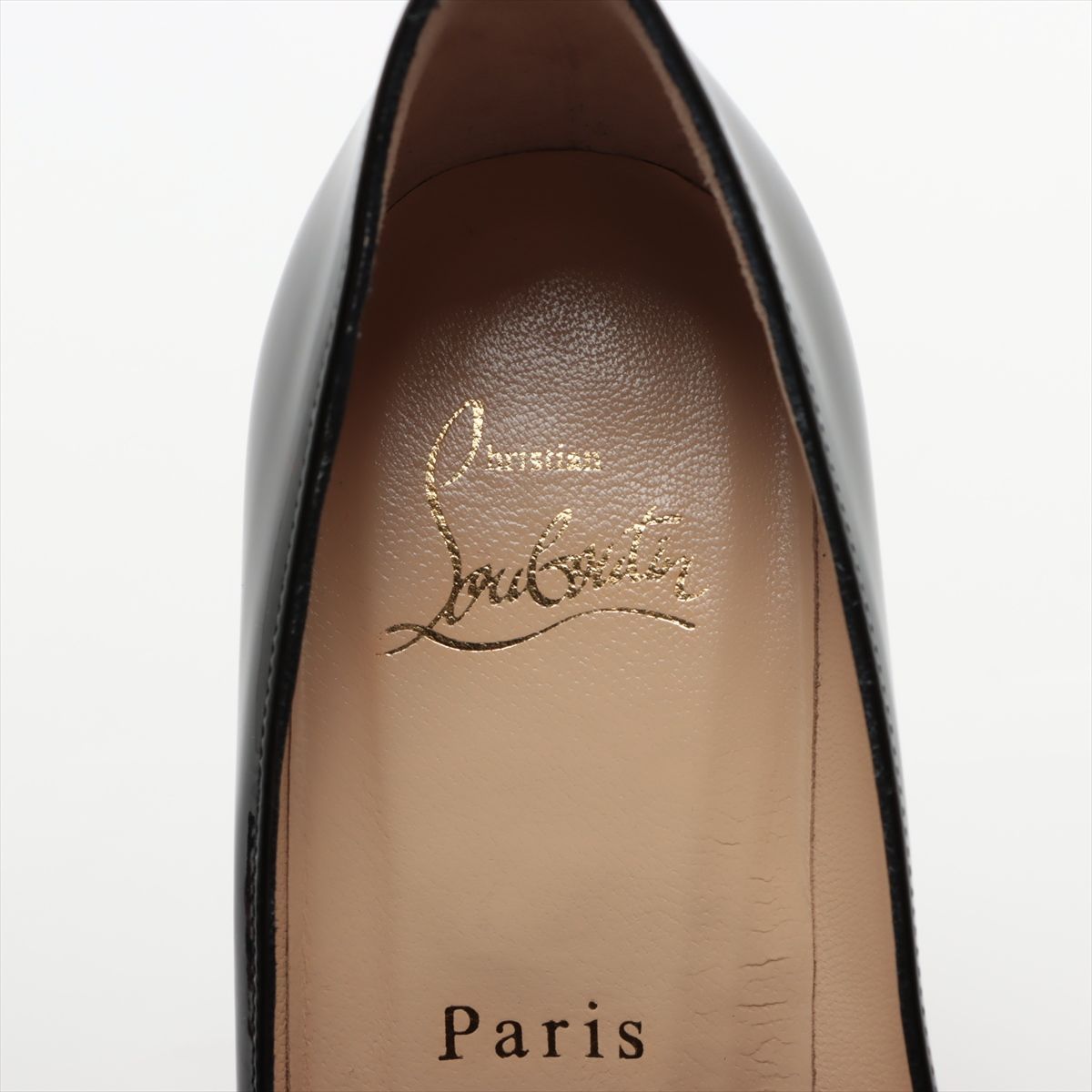 クリスチャンルブタン パテントレザー MISS GENA 85 35 パンプス Miss Sab 85 ブラック パテントレザー - Shoes - Women