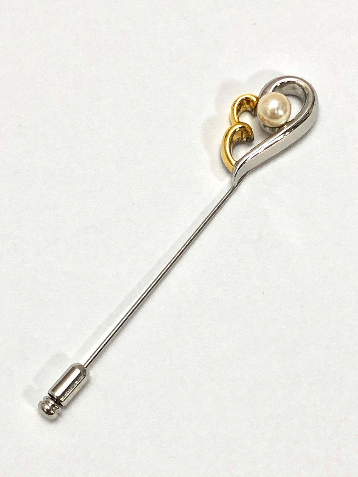 TASAKI タサキ真珠 6.5mm 1Pパール silver ピンブローチ