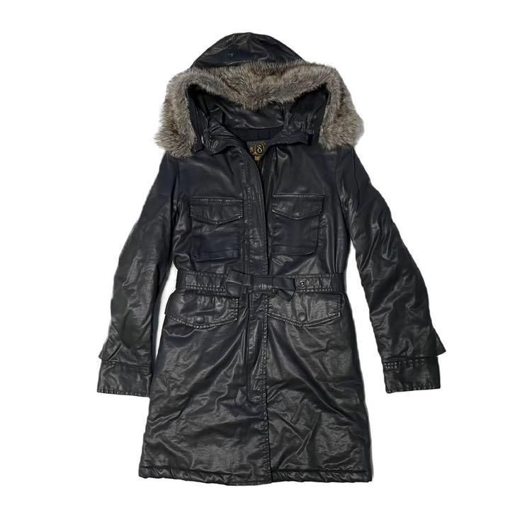 DIESEL ディーゼル ロングダウンコート ライナー付 RN93243ブラック 