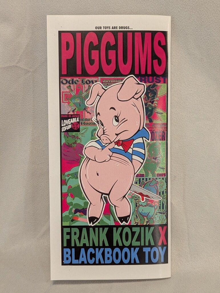 BlackBook Toy Frank Kozik Piggums Inner Skull OG - メルカリ