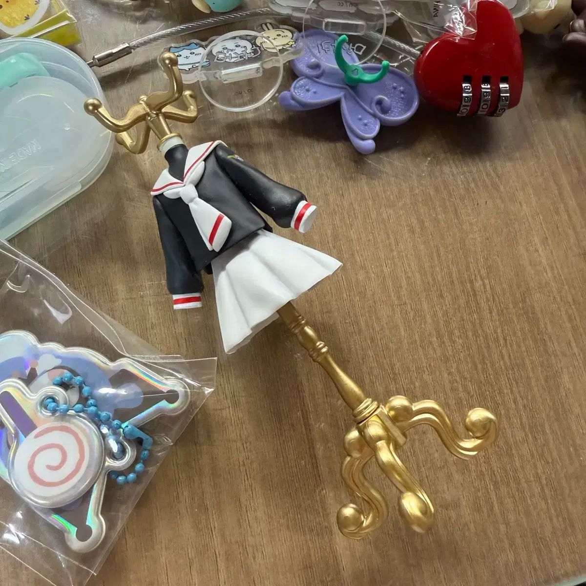 バービーチェルシードールチャームキーリング　バッグチャーム ドールチャーム じゃらじゃらキーホルダー バービーチャーム