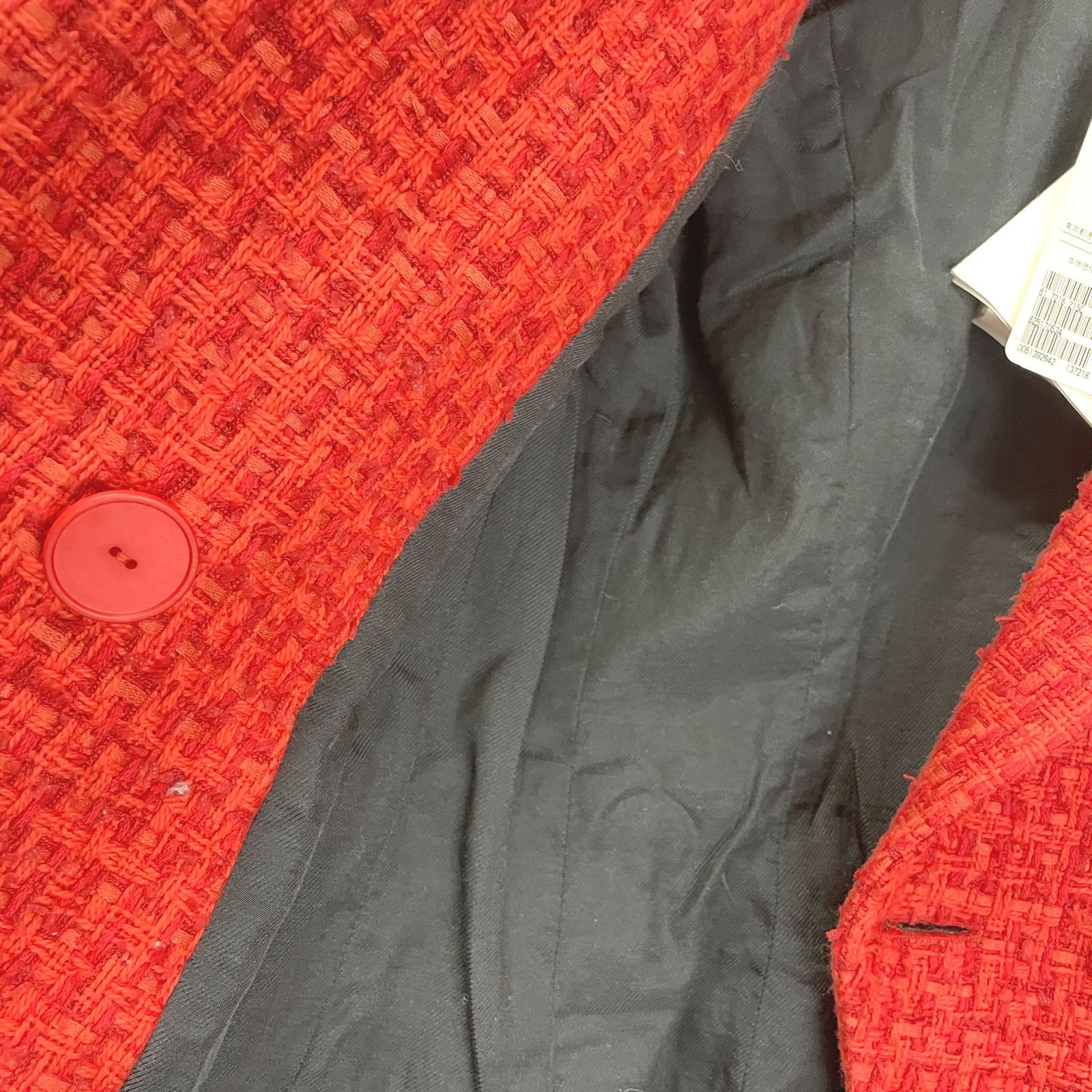 カ*ん様 BALMAIN バルマン ツイード ジャケット レッド BALMAIN バルマン ツイード ジャケット レッド