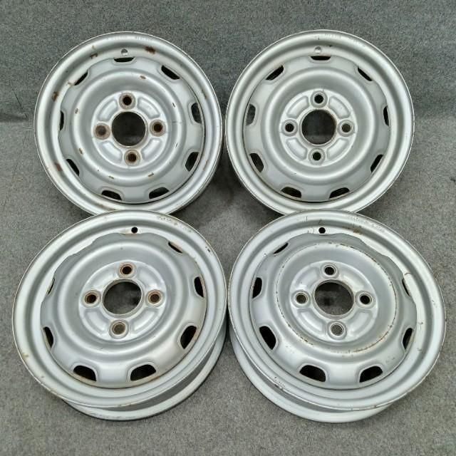 ホンダ アクティ 純正 スチールホイール 鉄チン 12×3.50B PCD100 40 4本 HA4 HA7 HM1 101967