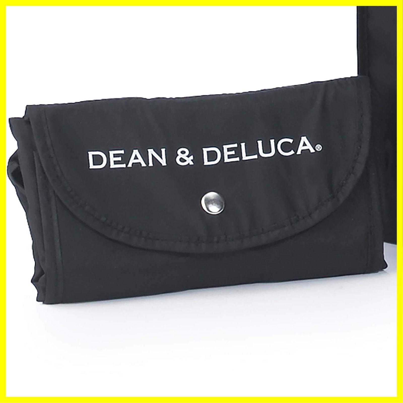 DEAN & DELUCA 折りたたみショッピングバッグ ディーンアンドデルーカ ショッピングバッグ ブラック エコ