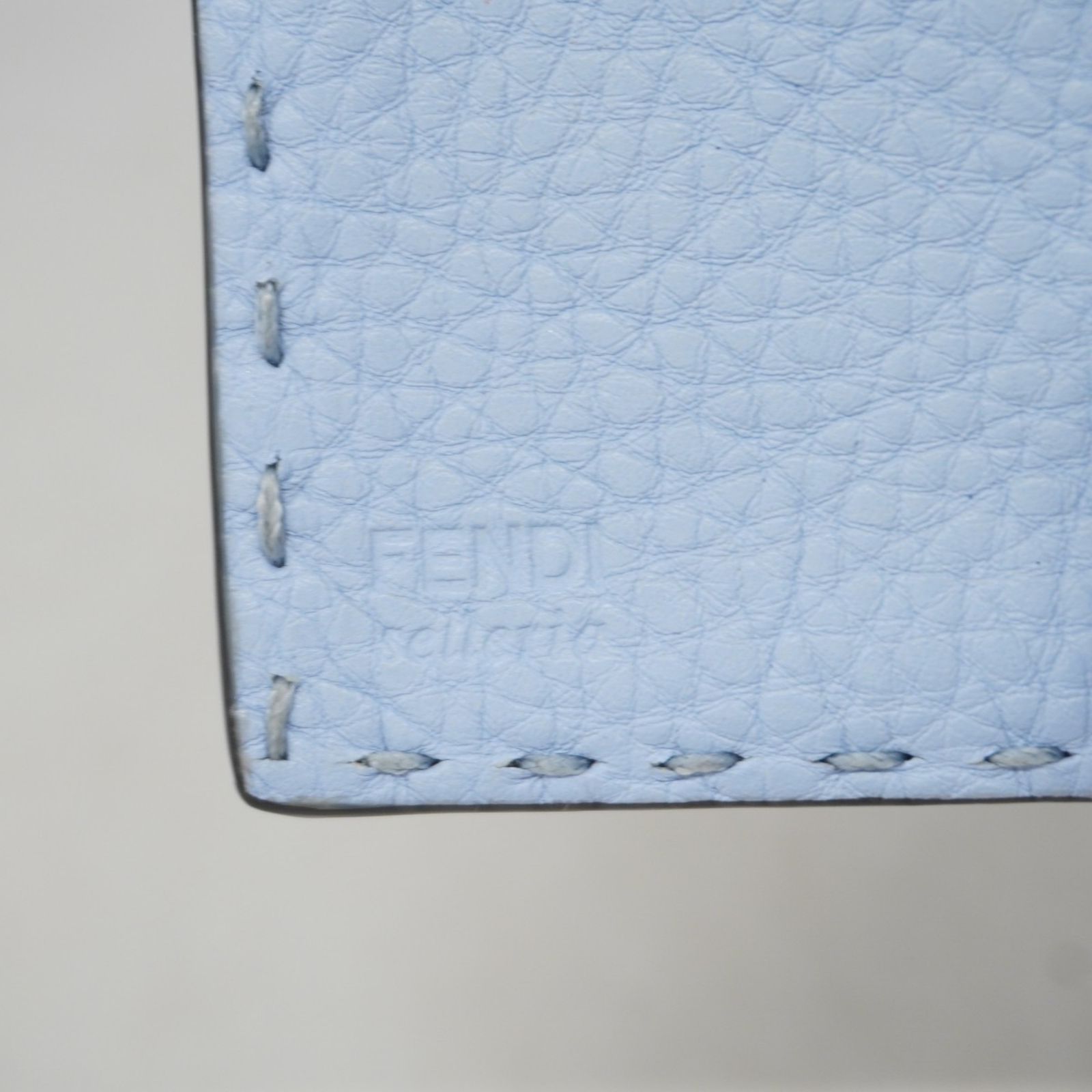フェンディ(Fendi) フェンディ 長財布 セレリア レザー ブルー