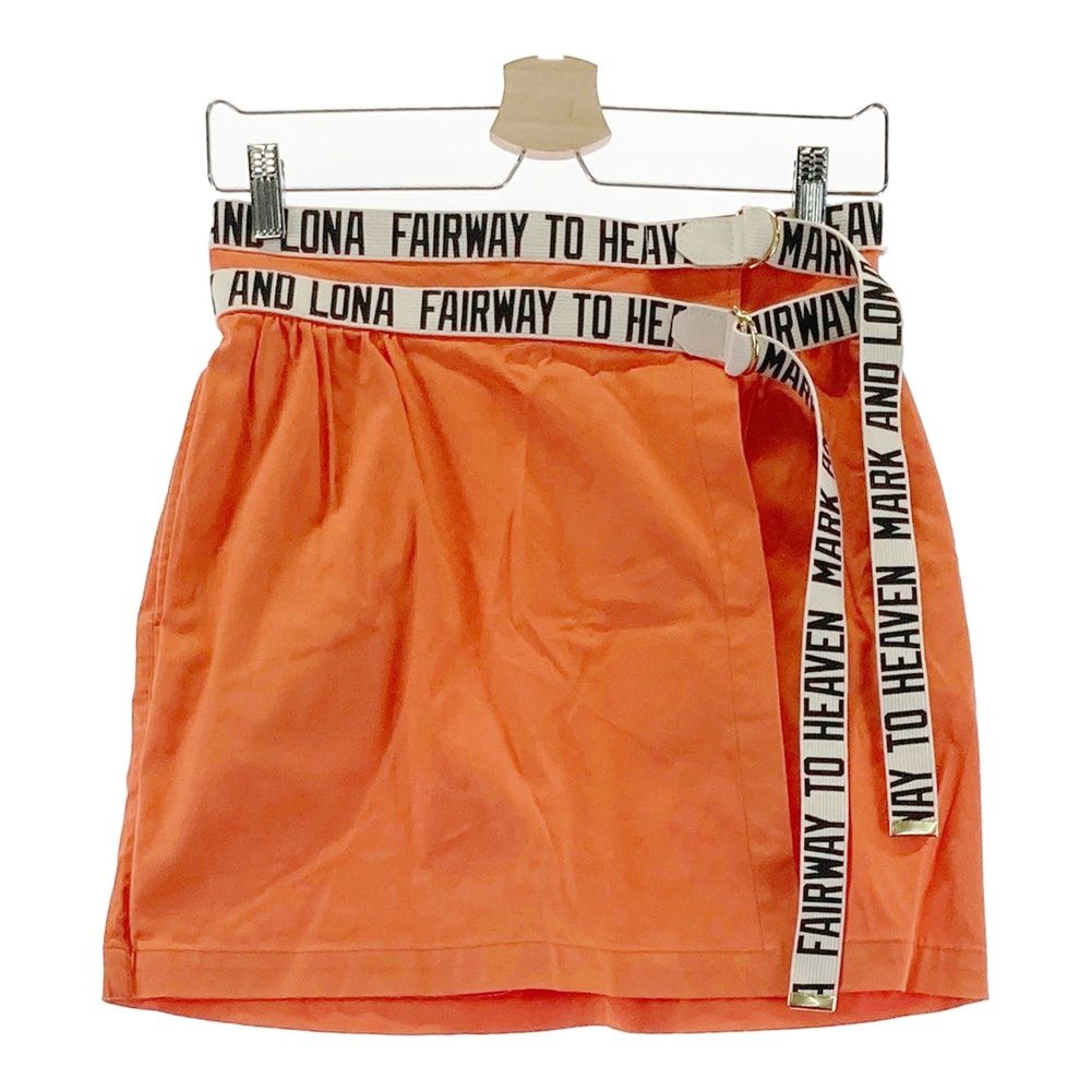 サイズ L MARK-LONA マークアンドロナ ストレッチスカート オレンジ系 240101530814 ゴルフウェア レディース ストスト