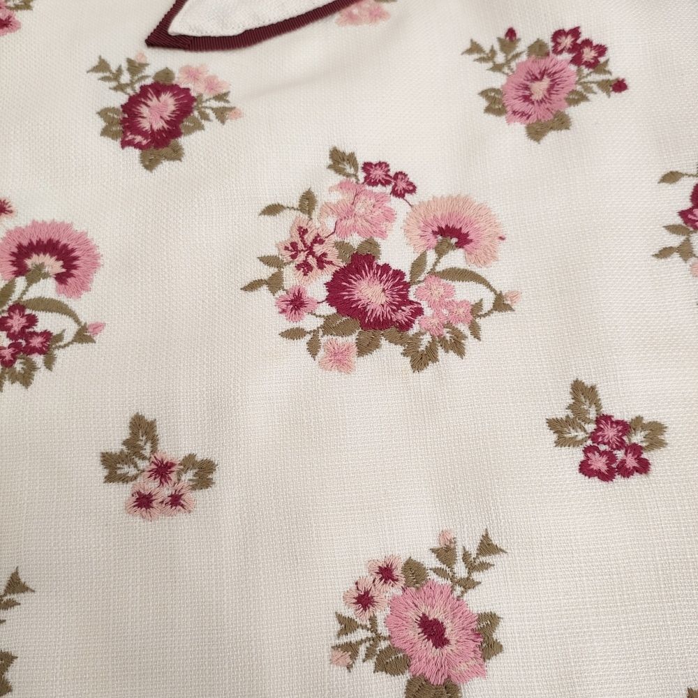 TOCCA 刺繍 OPTOBA0720 サイズ4 花柄 ベルト付き ワンピース