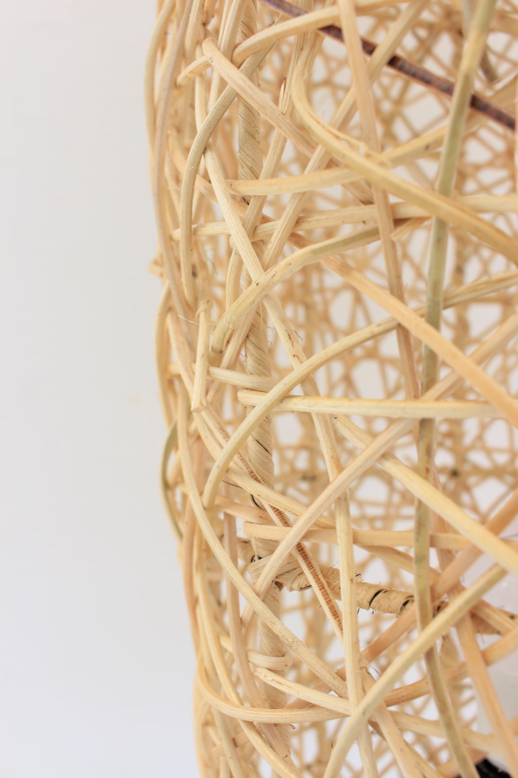 ラタンスタンドランプL