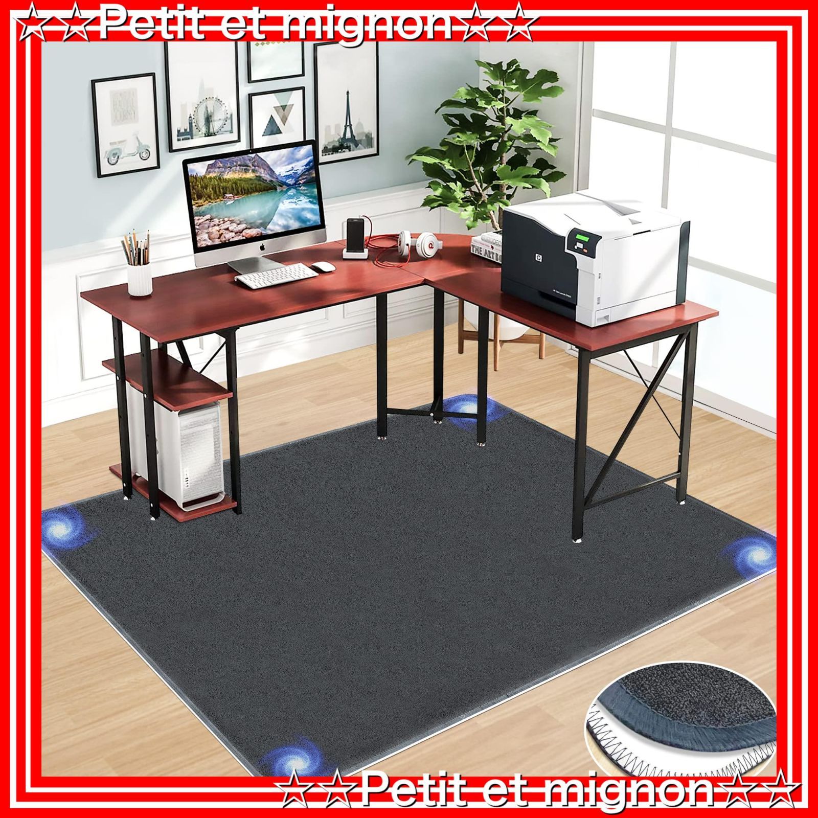 チェアマット カーペット 床保護マットデスク下 JAYFAN 椅子