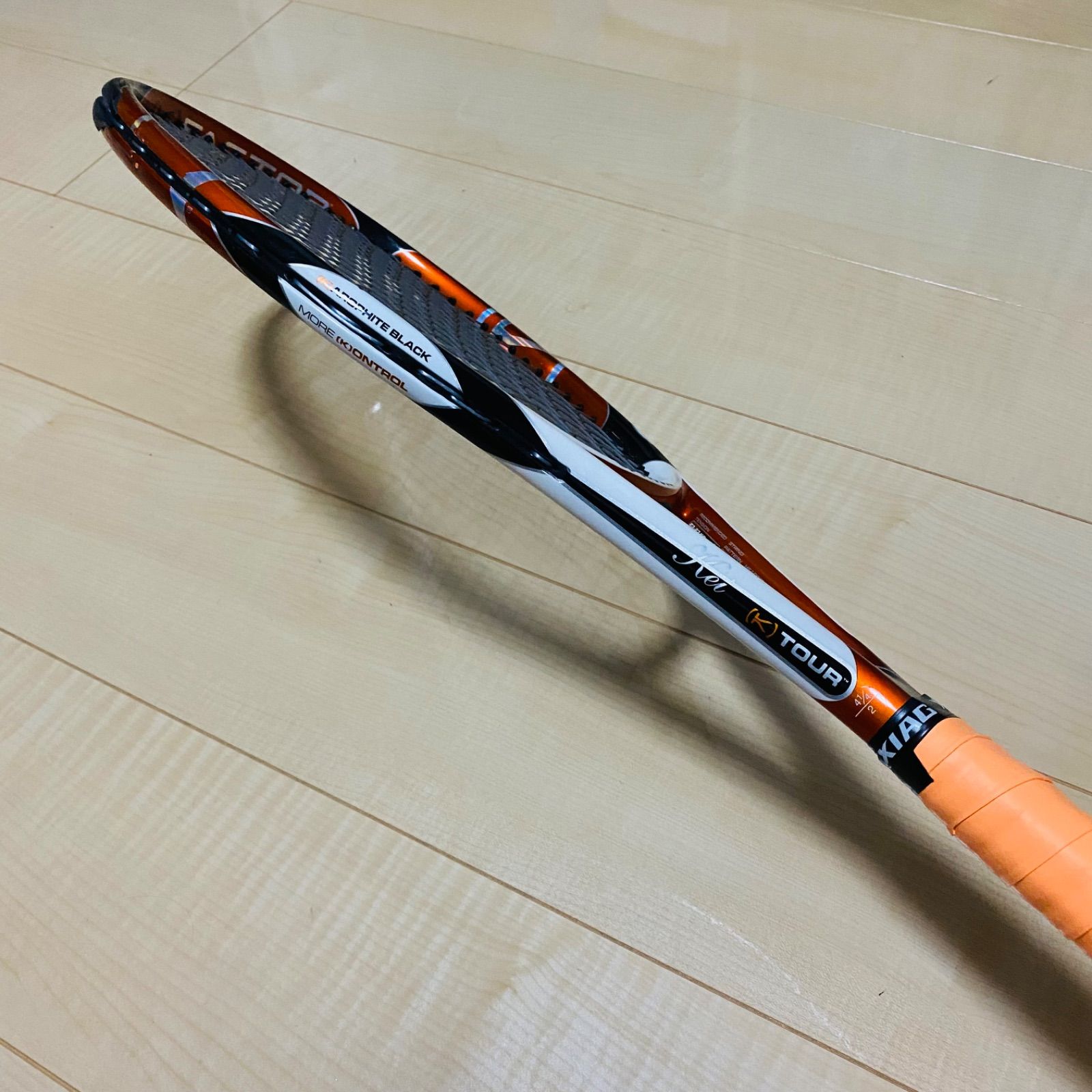 錦織圭限定モデル_グリップテープ新品】ウィルソン【K】TOUR G2 313g-