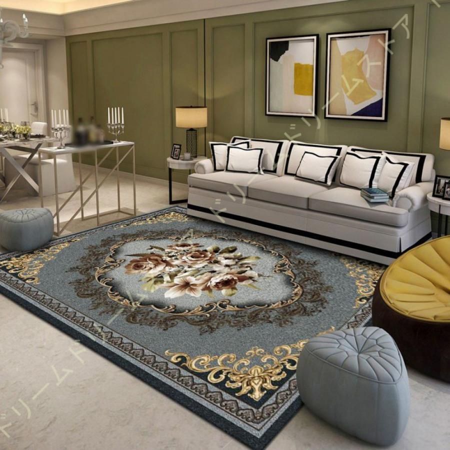 ペルシャ絨毯風ラグカーペットヴィンテージ