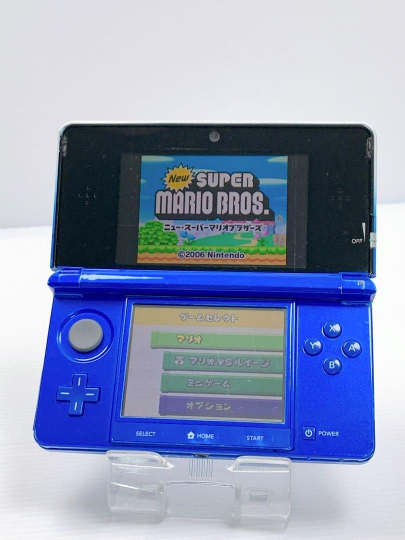 ニンテンドー 3DS CTR-001 コバルトブルー 訳あり すぐ遊べるセット