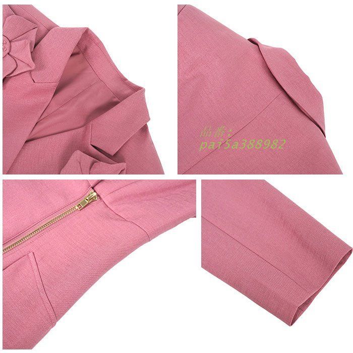 カシュクールVネック 長袖膝丈タイトワンピース