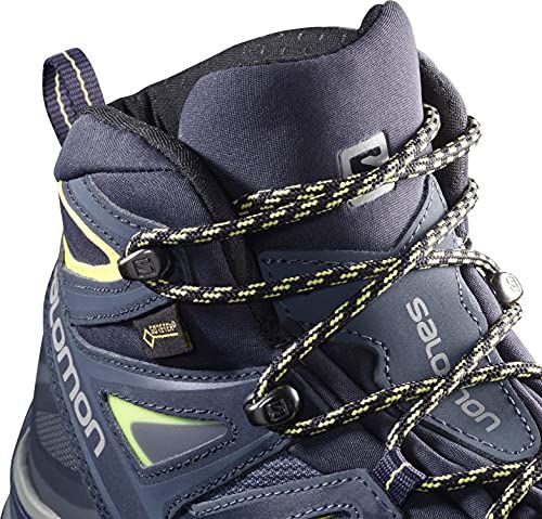 [サロモン] トレッキングシューズ X ULTRA 3 WIDE MID GORE-TEX WOMEN (エックス ウルトラ3 ワイド ミッド ゴアテックス) レディース Crown Blue/Evening Blue/Sunny Lime