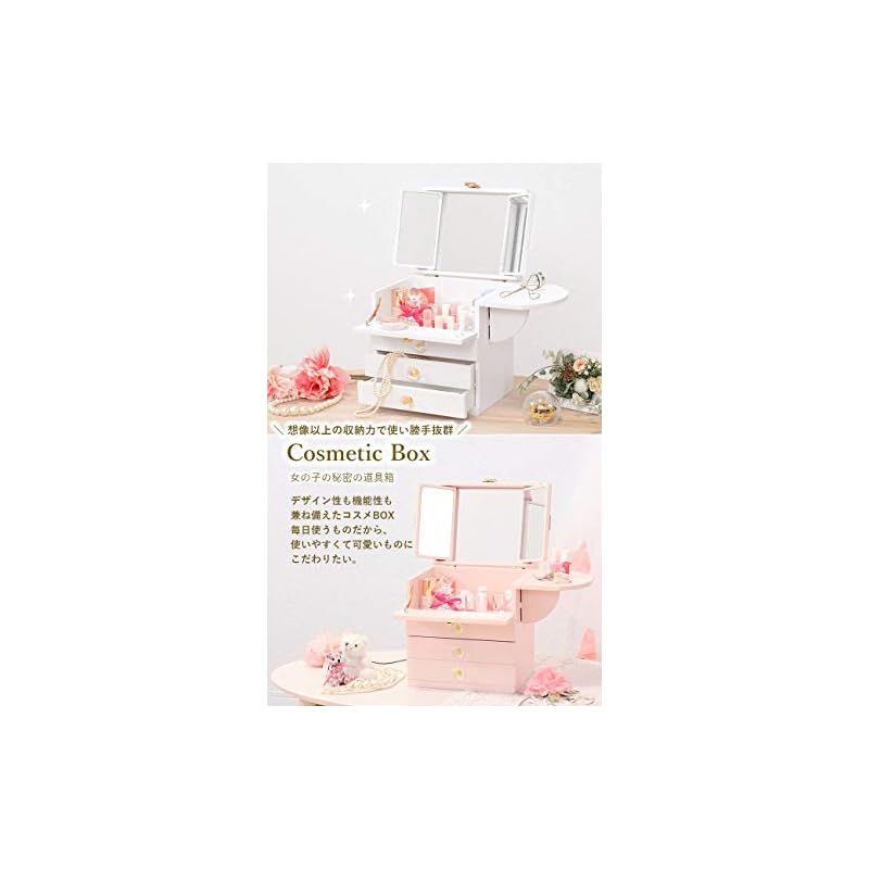 萩原 Hagihara コスメボックス MUD-6835PI MUD-6835PI 1